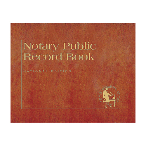 Missouri Notary Public Record Book (Journal ) - Traditional Brown Cover