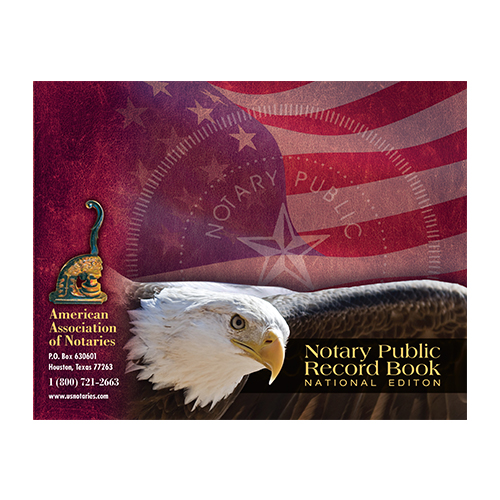 Missouri Notary Public Record Book (Journal ) - Eagle & U.S. Flag Cover