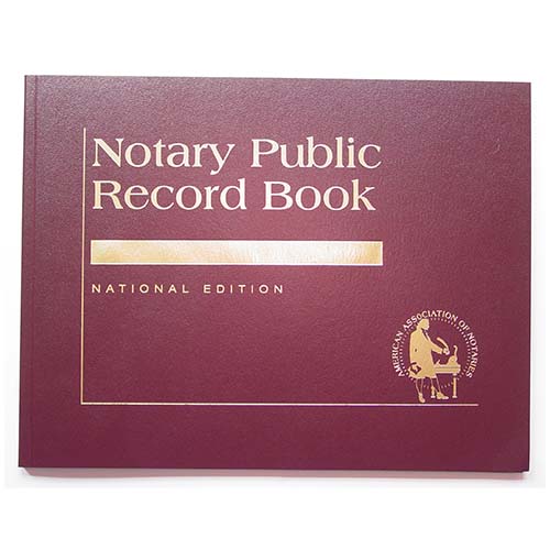 Missouri Contemporary Notary Record Book (Journal) - with thumbprint space